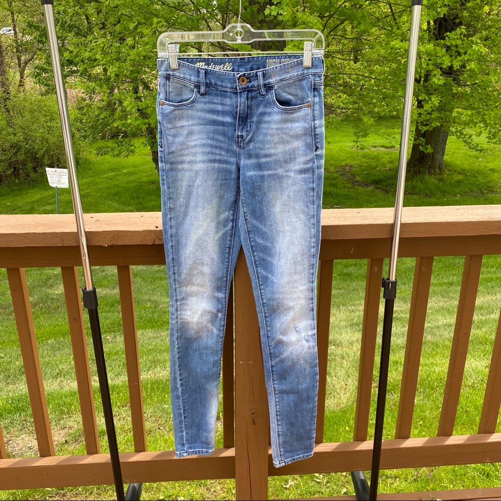Madewell High Riser Skinny Jeans Size 25 x 32